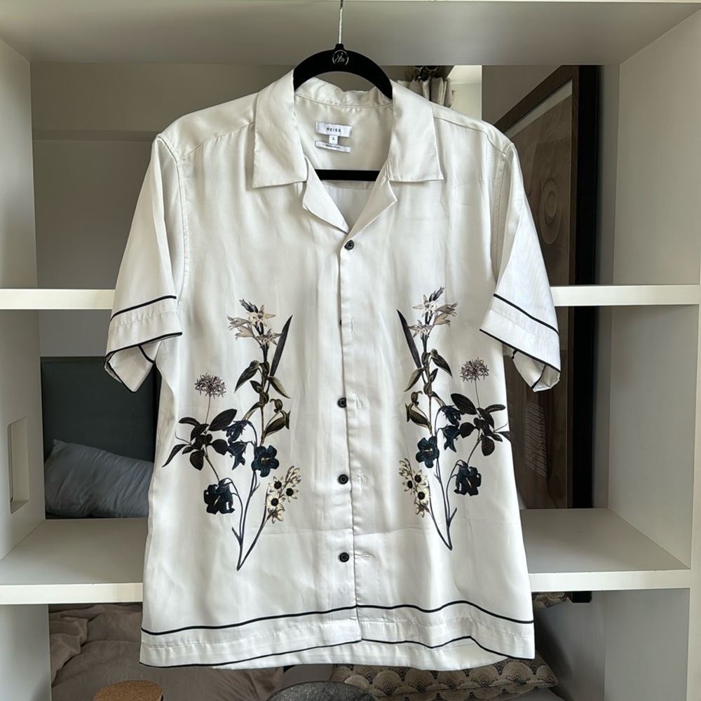 Reiss Short Sleeve Floral Shirt